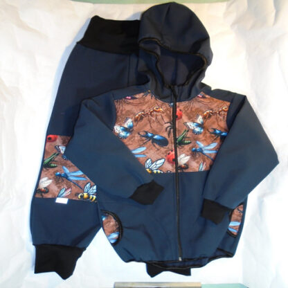 Set půlnoční modrý souprava - zim. softshell. HMYZÁCI